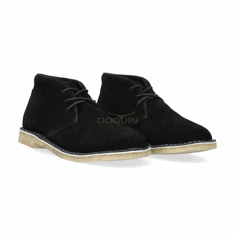 Zapato Bota Goma Negra