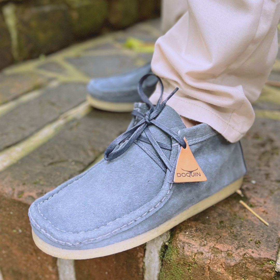 Zapato Forche Doquin Gris Azul