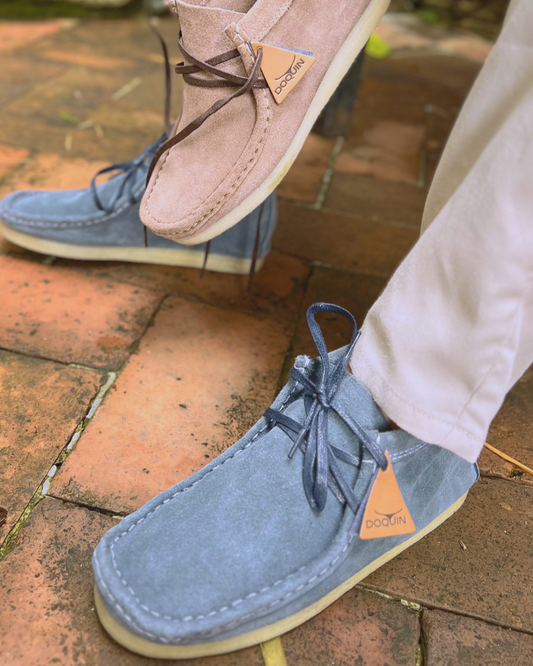 Zapato Forche Doquin Gris Azul